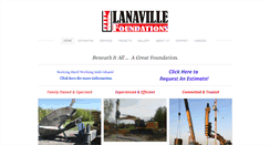 Desktop Screenshot of lanavillefoundations.com